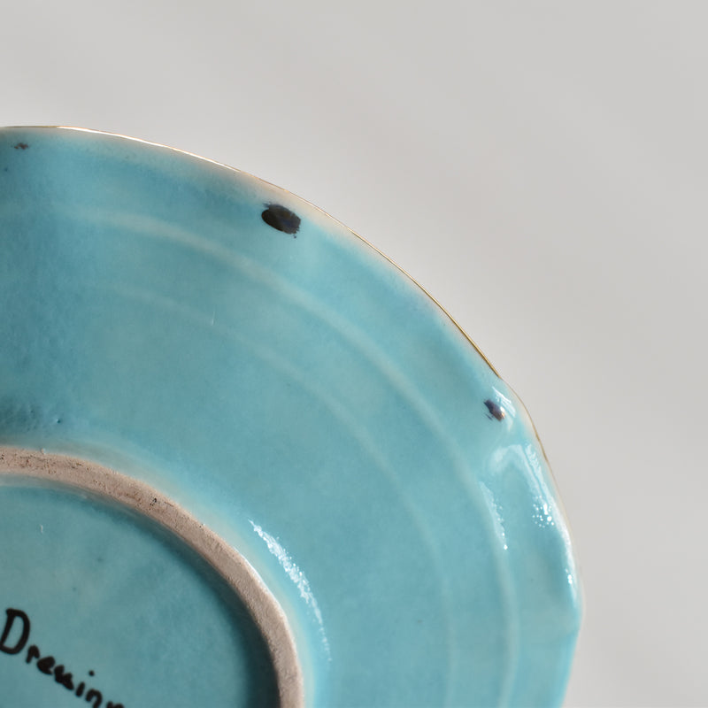 ア.ドラサンヴァル A.Dressinval コーヒーカップ＆ソーサー Turquoise B