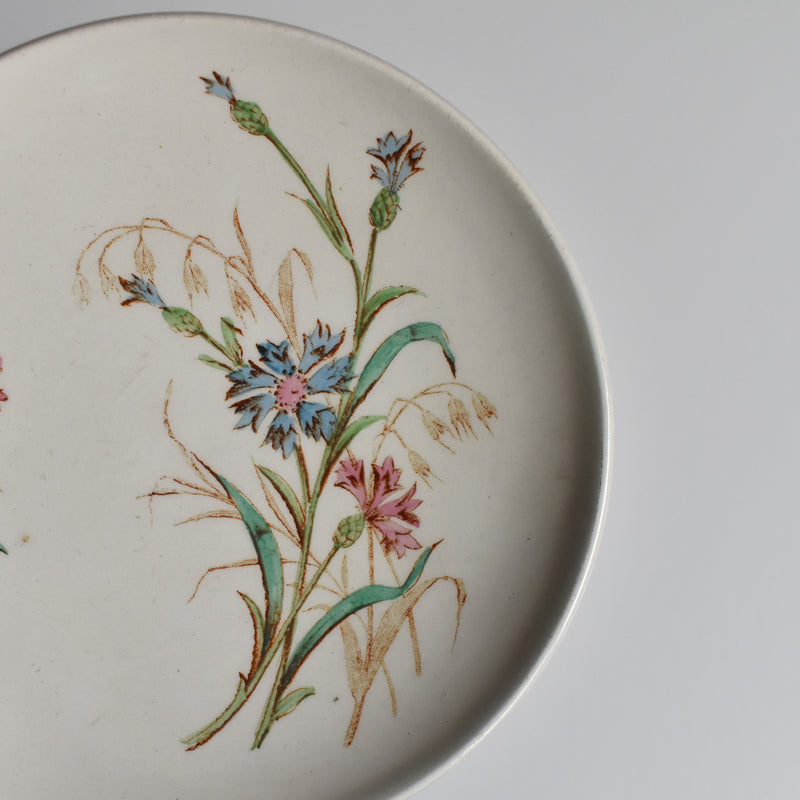Antique Cup and Saucer K&G Lunéville Bleuet D
