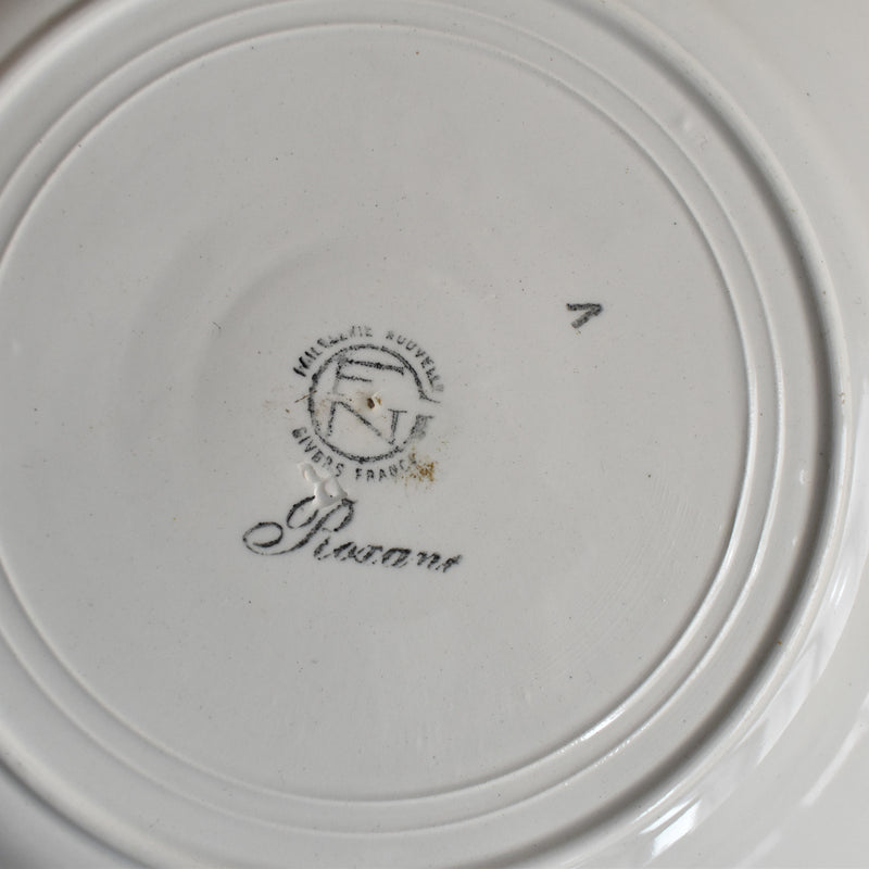 Vintage plate Gien Roxanne D
