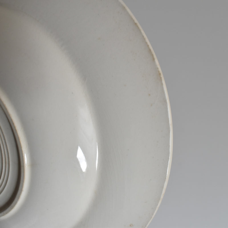 Vintage Deep Plate Longwy Prague B