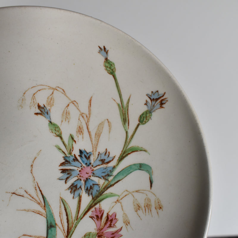 Antique Cup and Saucer K&G Lunéville Bleuet D