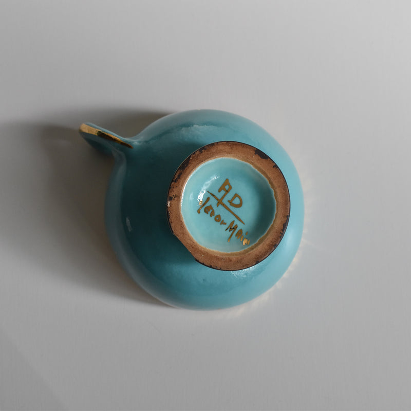 ア.ドラサンヴァル A.Dressinval コーヒーカップ＆ソーサー Turquoise B