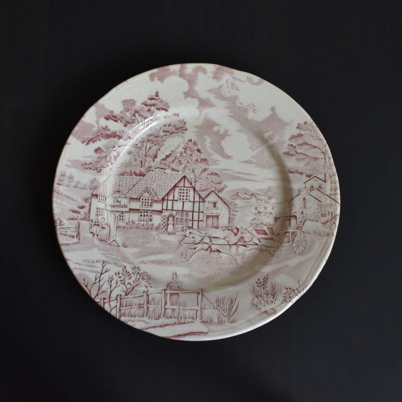 Vintage Plate Lunéville English Style A