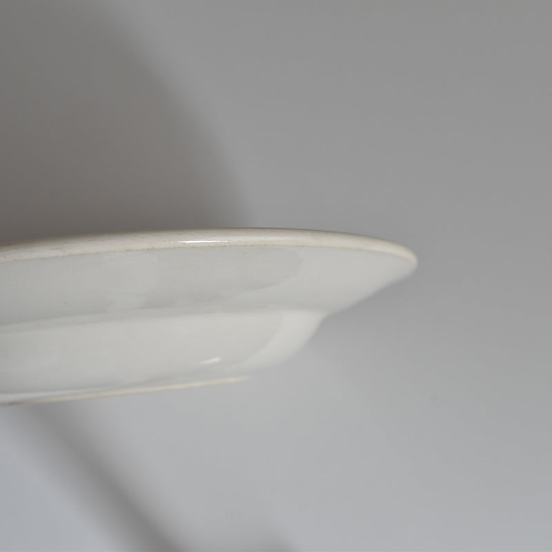 Vintage Deep Plate Longwy Prague B