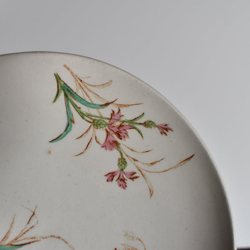 Antique Cup and Saucer K&G Lunéville Bleuet D