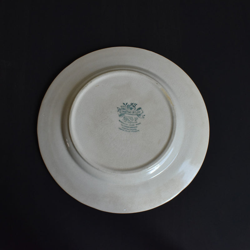 Vintage Plate Lunéville English Style A