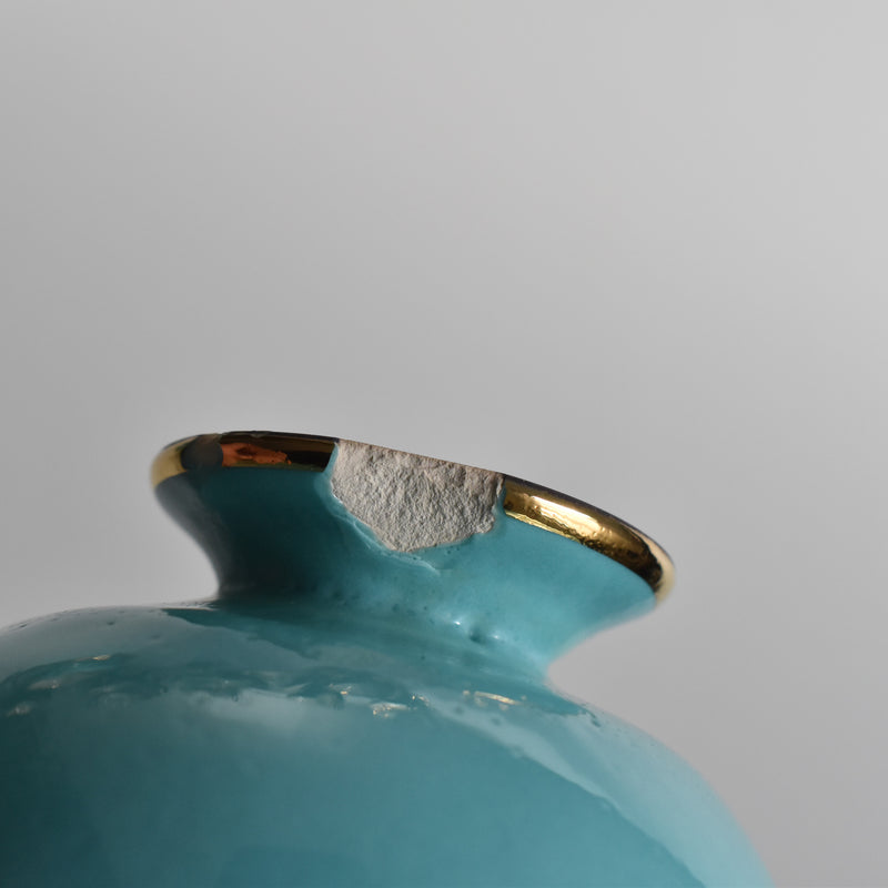 ア.ドラサンヴァル A.Dressinval コーヒーカップ＆ソーサー Turquoise B