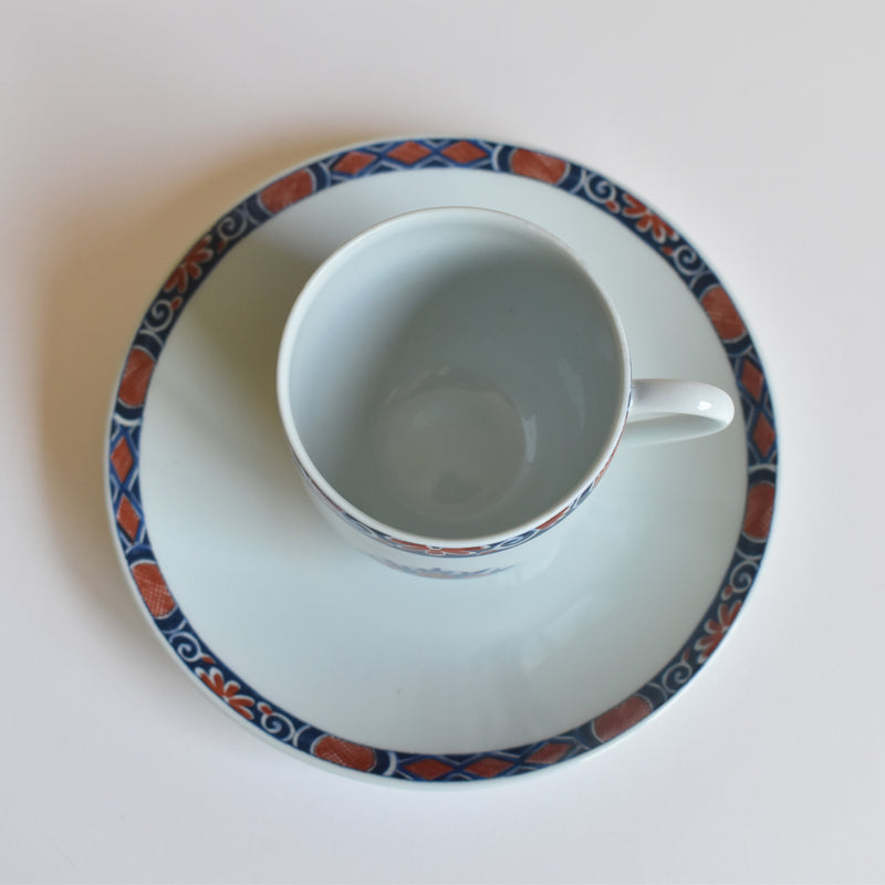 Vintage Cup & Saucer Raynaud Limoges Jumièges B