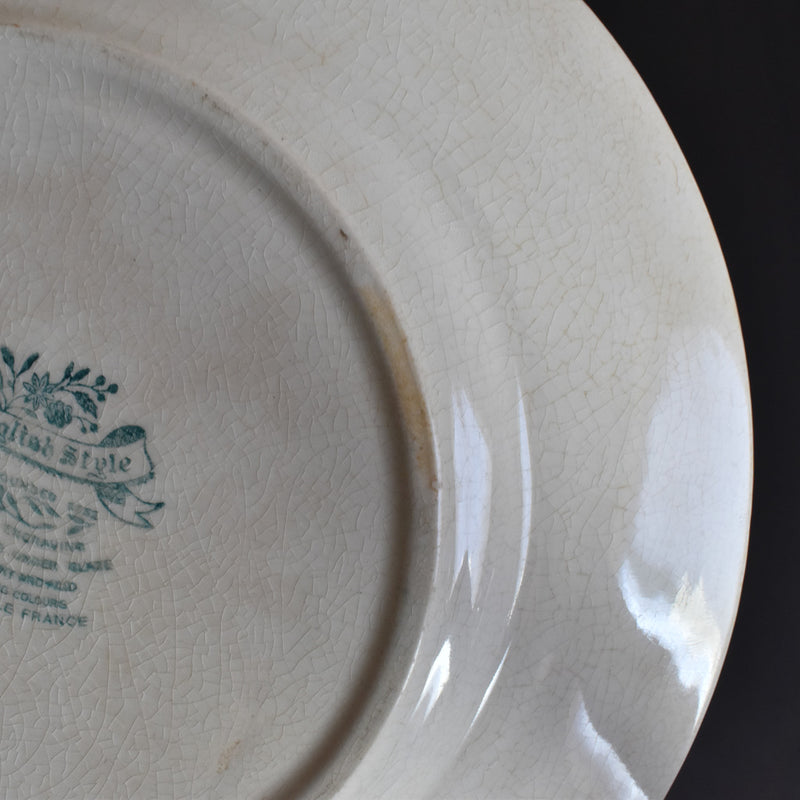 Vintage Plate Lunéville English Style A