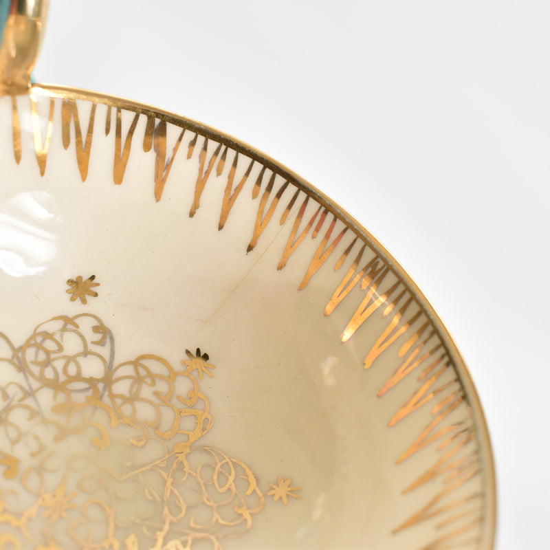 ア.ドラサンヴァル A.Dressinval コーヒーカップ＆ソーサー Turquoise B