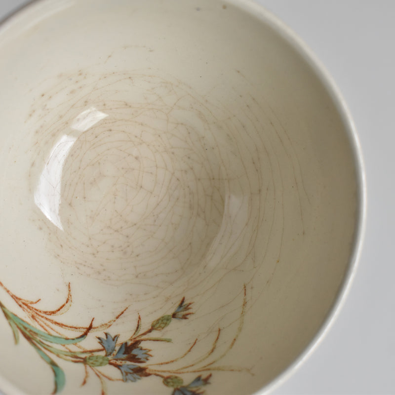 Antique Cup and Saucer K&G Lunéville Bleuet D
