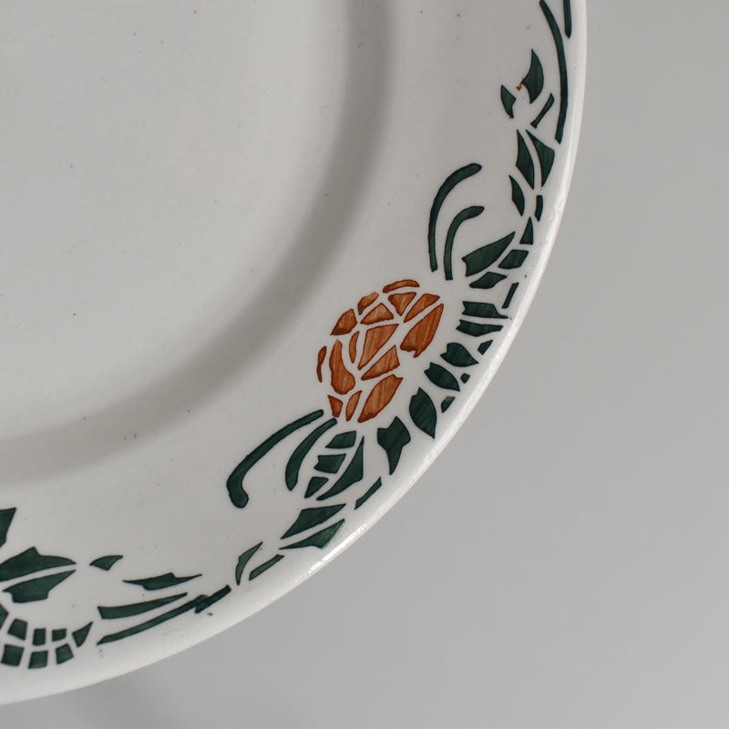 Vintage plate Gien Roxanne D