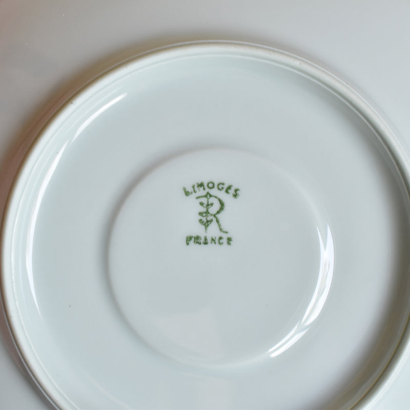 Vintage Cup & Saucer Raynaud Limoges Jumièges B