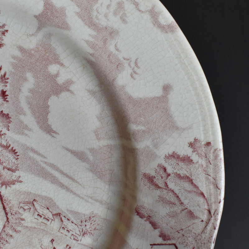 Vintage Plate Lunéville English Style A