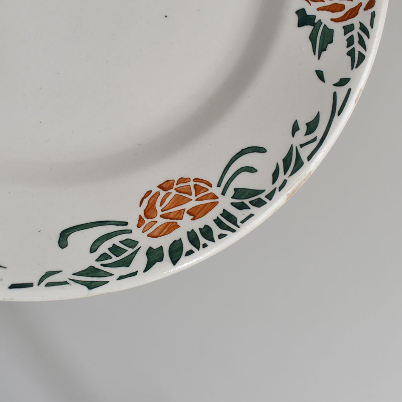 Vintage plate Gien Roxanne D