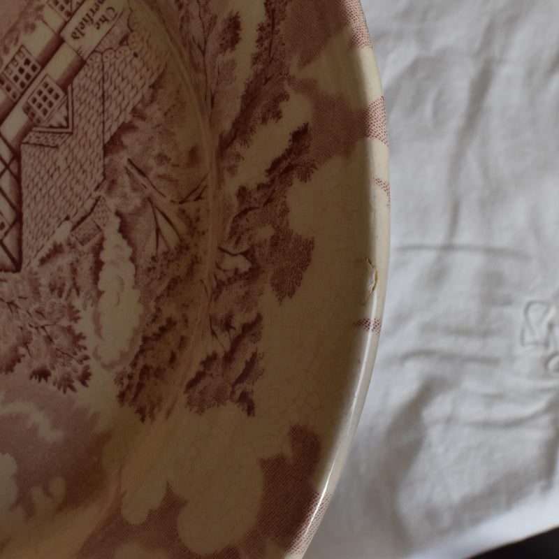Vintage Plate Lunéville English Style A