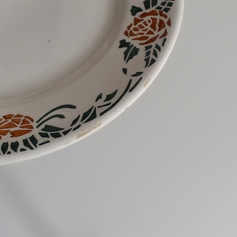 Vintage plate Gien Roxanne D