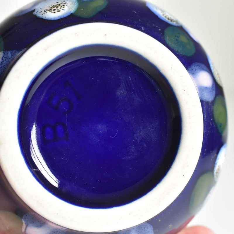 Vintage Lampe Berger Blue