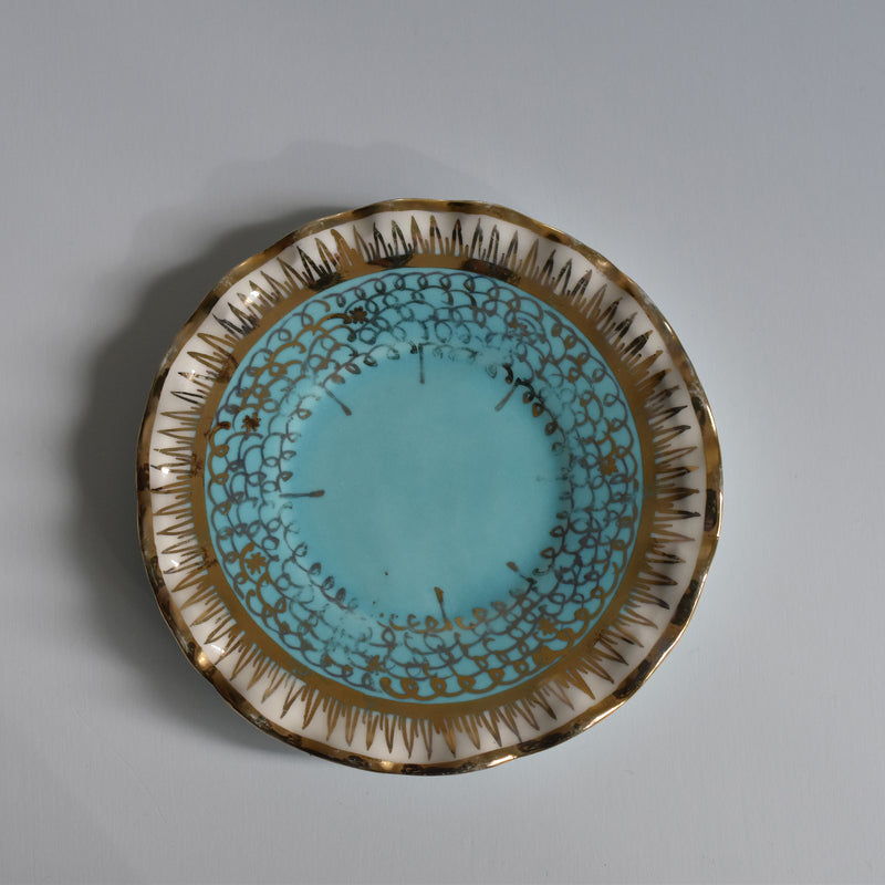 ア.ドラサンヴァル A.Dressinval コーヒーカップ＆ソーサー Turquoise C