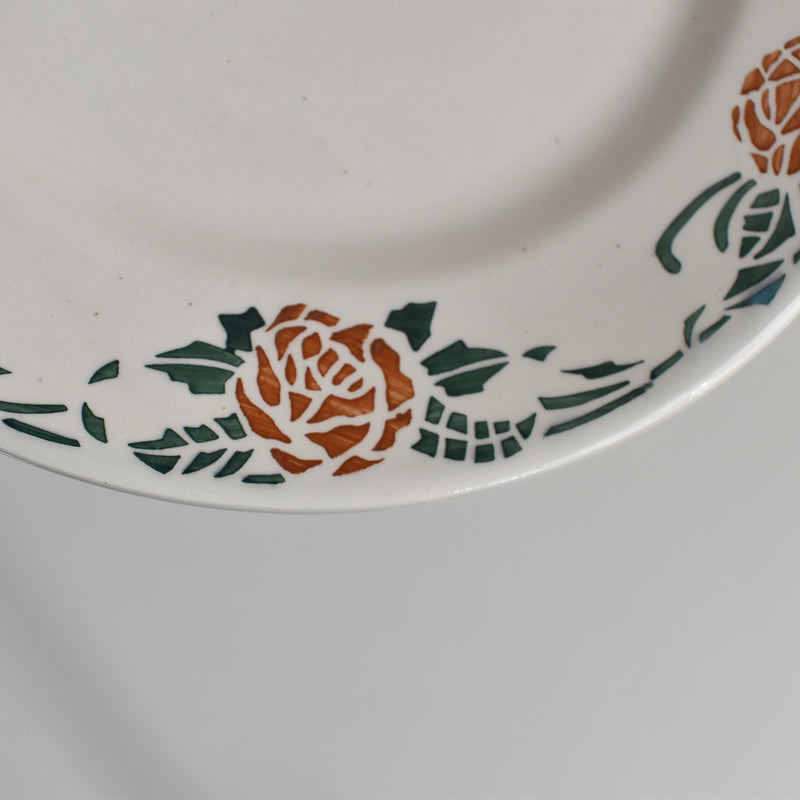 Vintage plate Gien Roxanne D