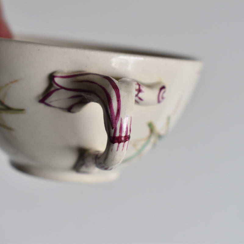 Antique Cup and Saucer K&G Lunéville Bleuet D