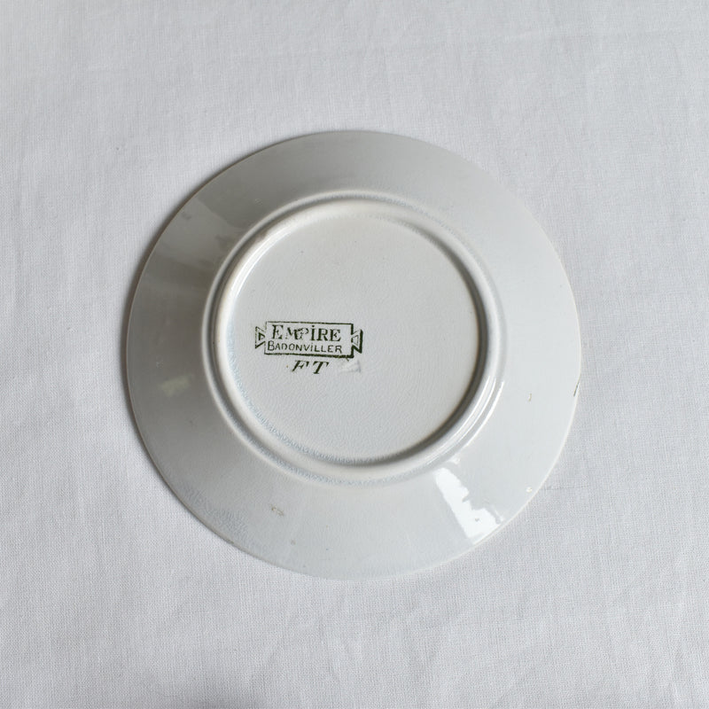 Antique Cup & Saucer Badonviller Empire D
