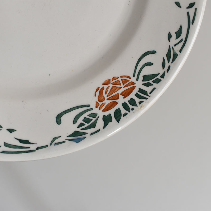 Vintage plate Gien Roxanne D