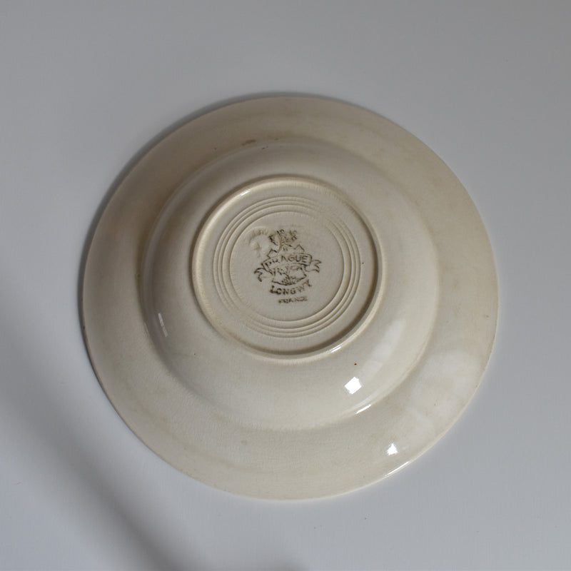 Vintage Deep Plate - Ronoue Prague C