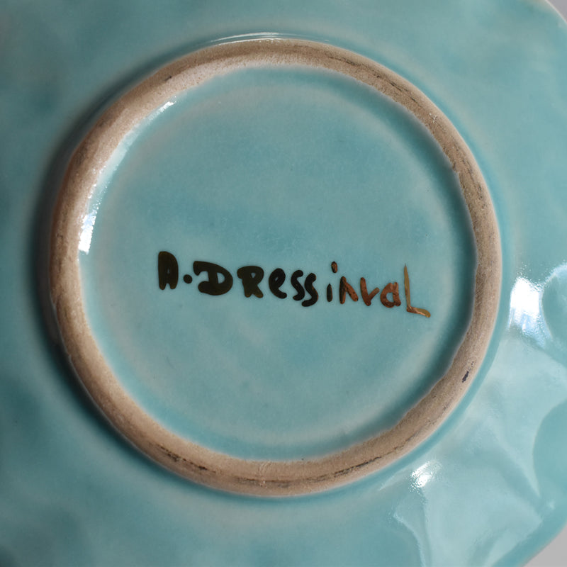 ア.ドラサンヴァル A.Dressinval コーヒーカップ＆ソーサー Turquoise C