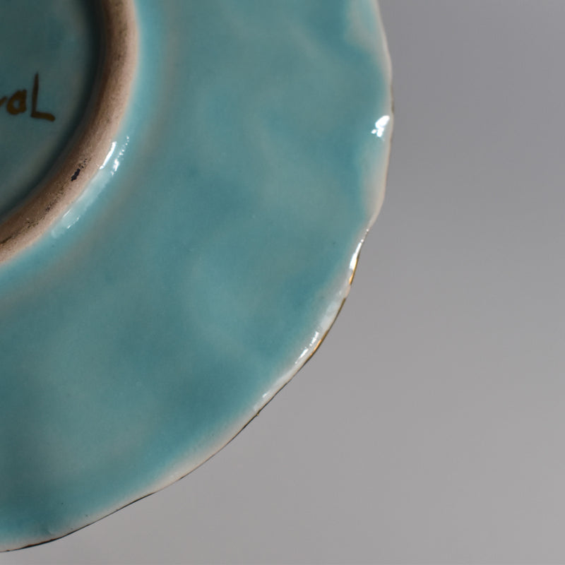 ア.ドラサンヴァル A.Dressinval コーヒーカップ＆ソーサー Turquoise C