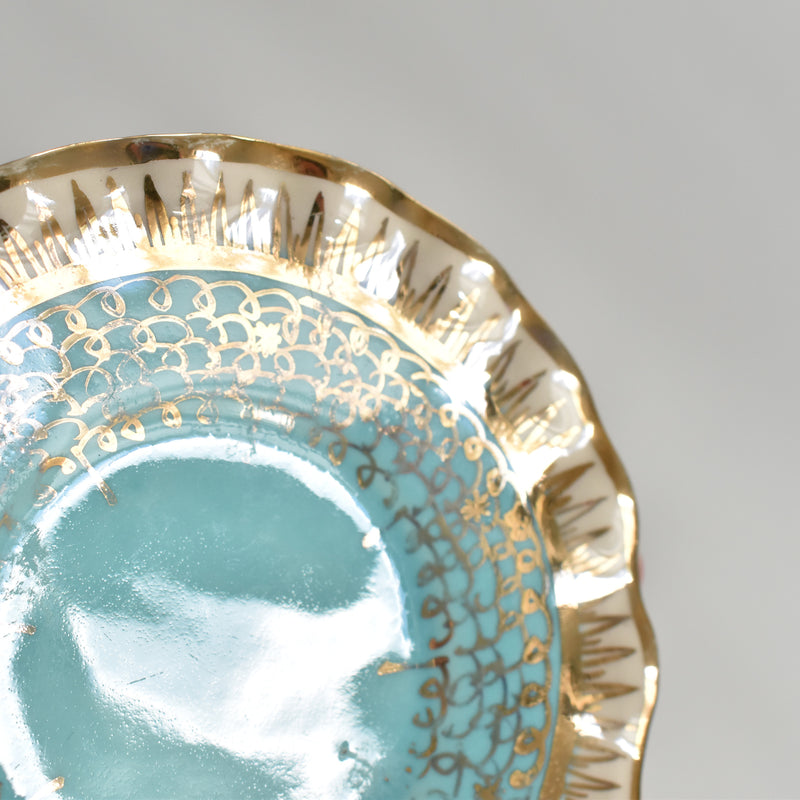 ア.ドラサンヴァル A.Dressinval コーヒーカップ＆ソーサー Turquoise C