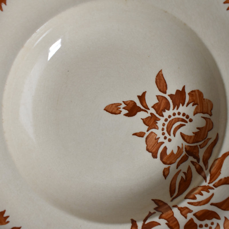 Vintage Deep Plate - Ronoue Prague C