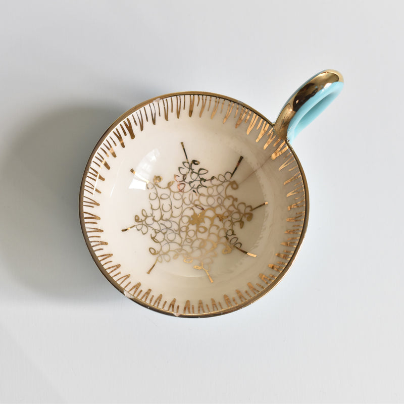 ア.ドラサンヴァル A.Dressinval コーヒーカップ＆ソーサー Turquoise C