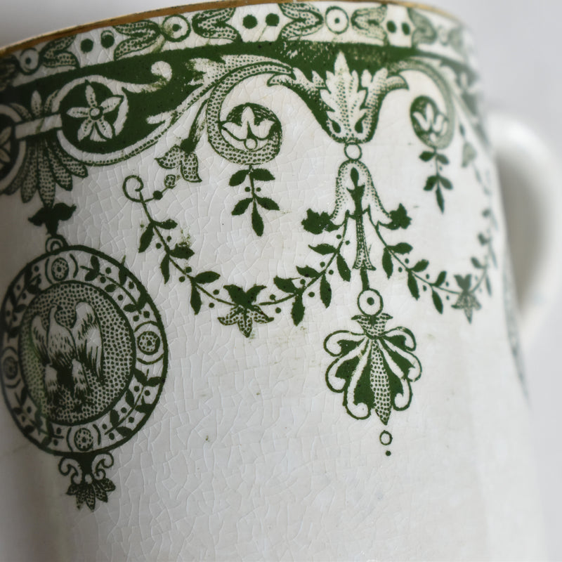 Antique Cup & Saucer Badonviller Empire D