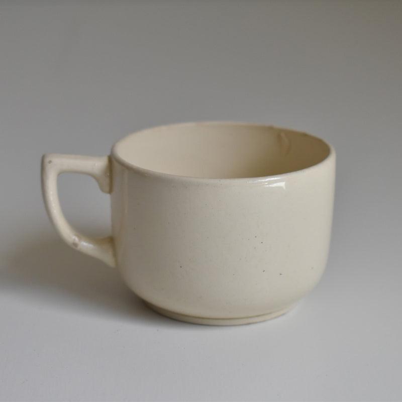 Vintage Coffee Cup, Digoin & Sarreguemines, Cream A