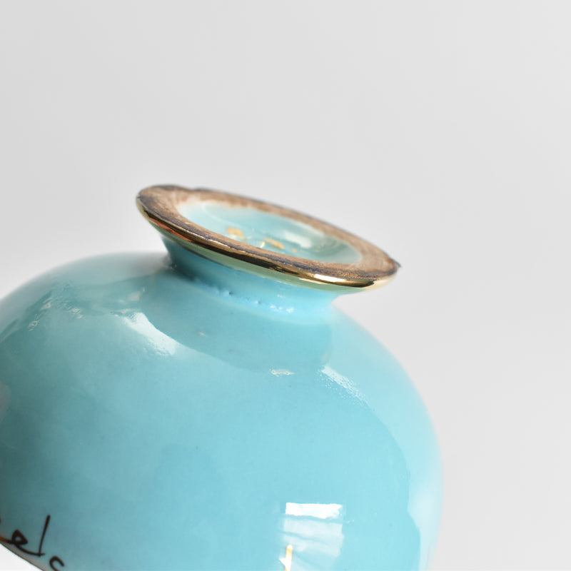 ア.ドラサンヴァル A.Dressinval コーヒーカップ＆ソーサー Turquoise C