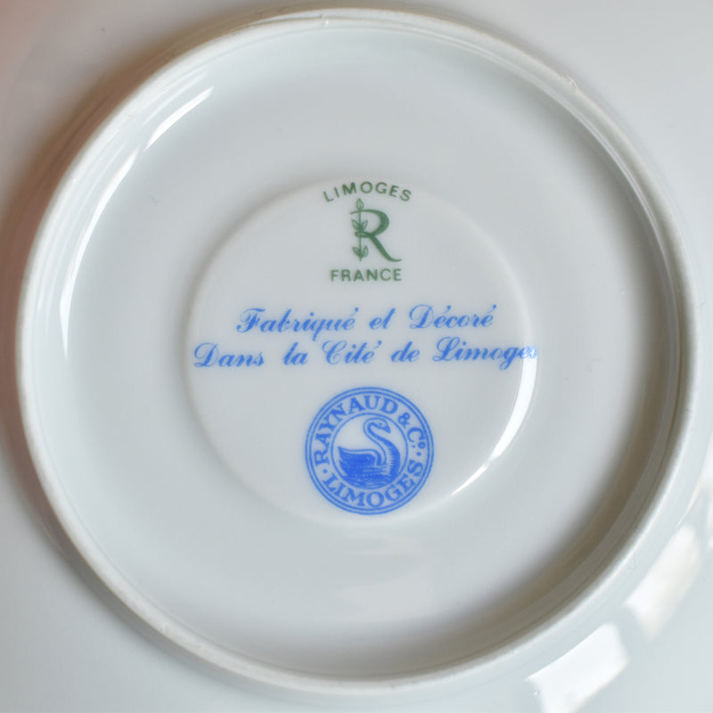 Vintage Cup & Saucer Raynaud Limoges Jumièges C