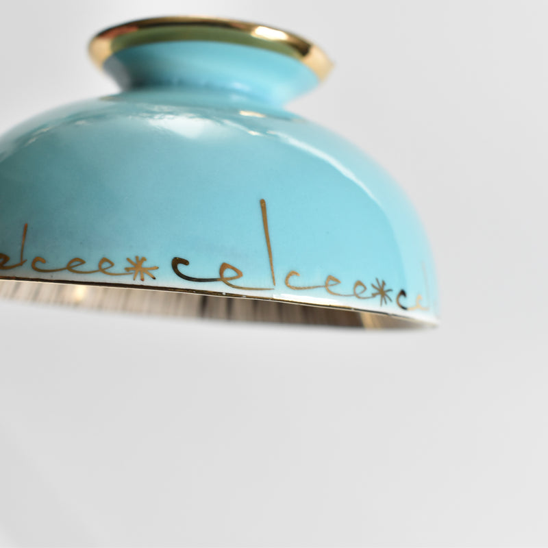 ア.ドラサンヴァル A.Dressinval コーヒーカップ＆ソーサー Turquoise C