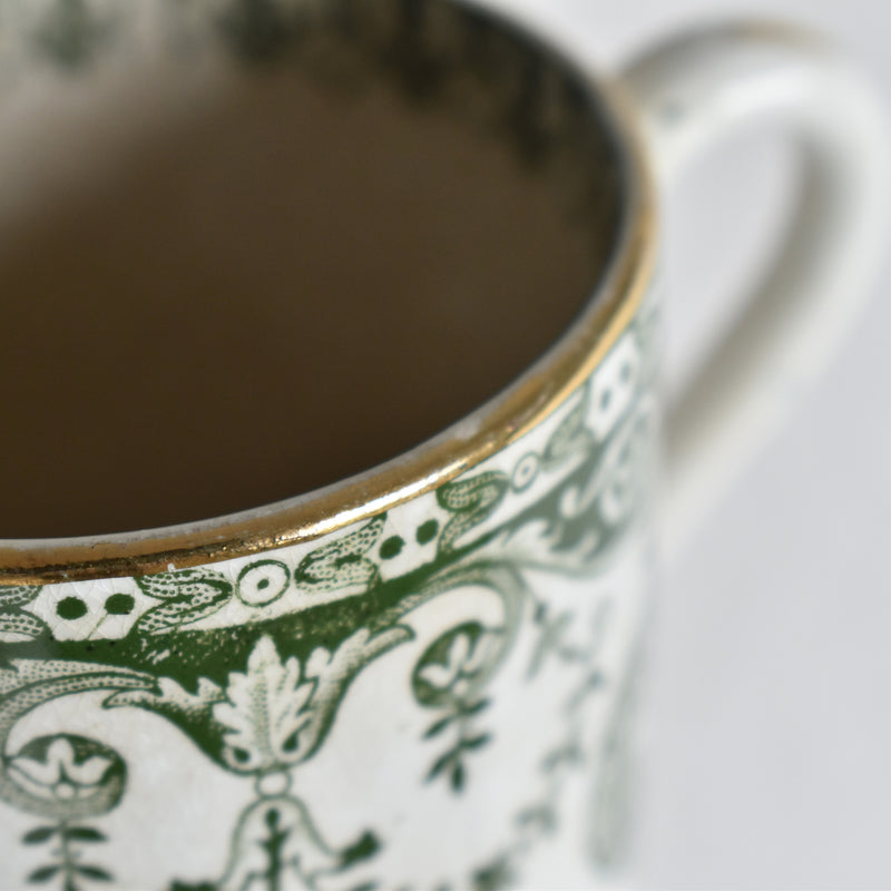 Antique Cup & Saucer Badonviller Empire D