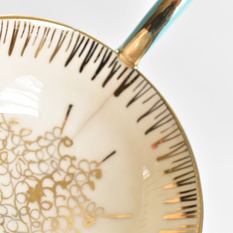 ア.ドラサンヴァル A.Dressinval コーヒーカップ＆ソーサー Turquoise C