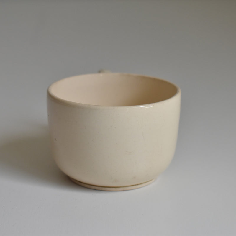 Vintage Coffee Cup Digoin & Sarreguemines Cream B