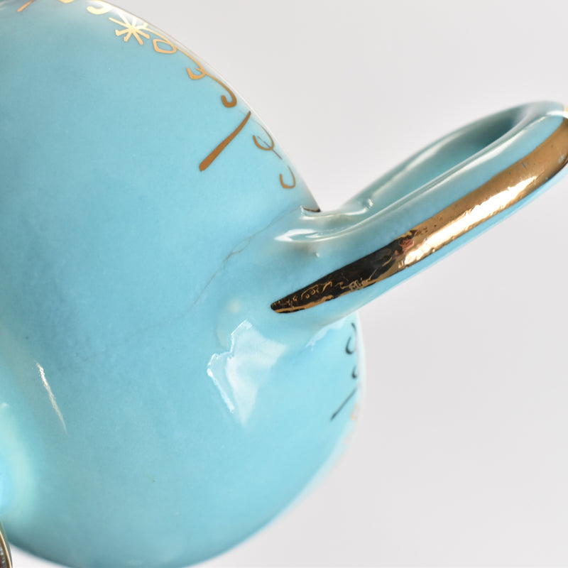 ア.ドラサンヴァル A.Dressinval コーヒーカップ＆ソーサー Turquoise C