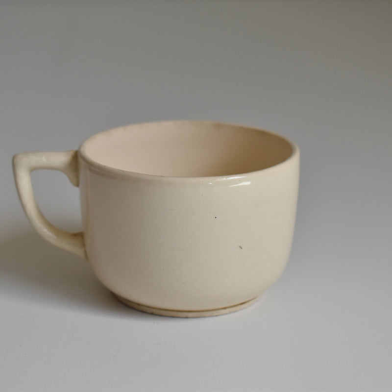 Vintage Coffee Cup Digoin & Sarreguemines Cream B