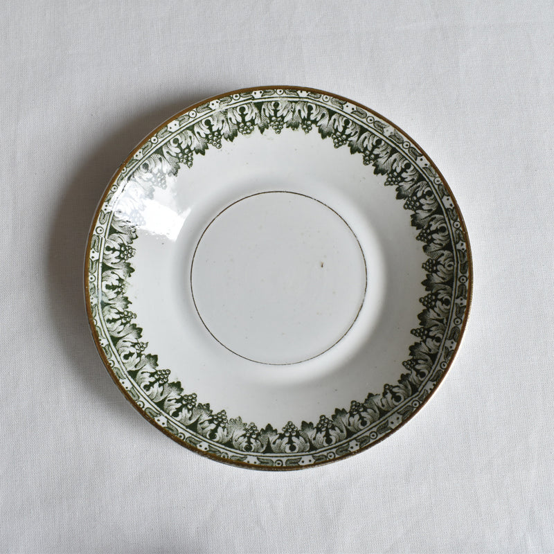 Antique Cup & Saucer Badonviller Empire E