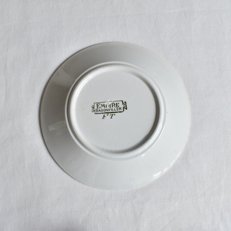 Antique Cup & Saucer Badonviller Empire E