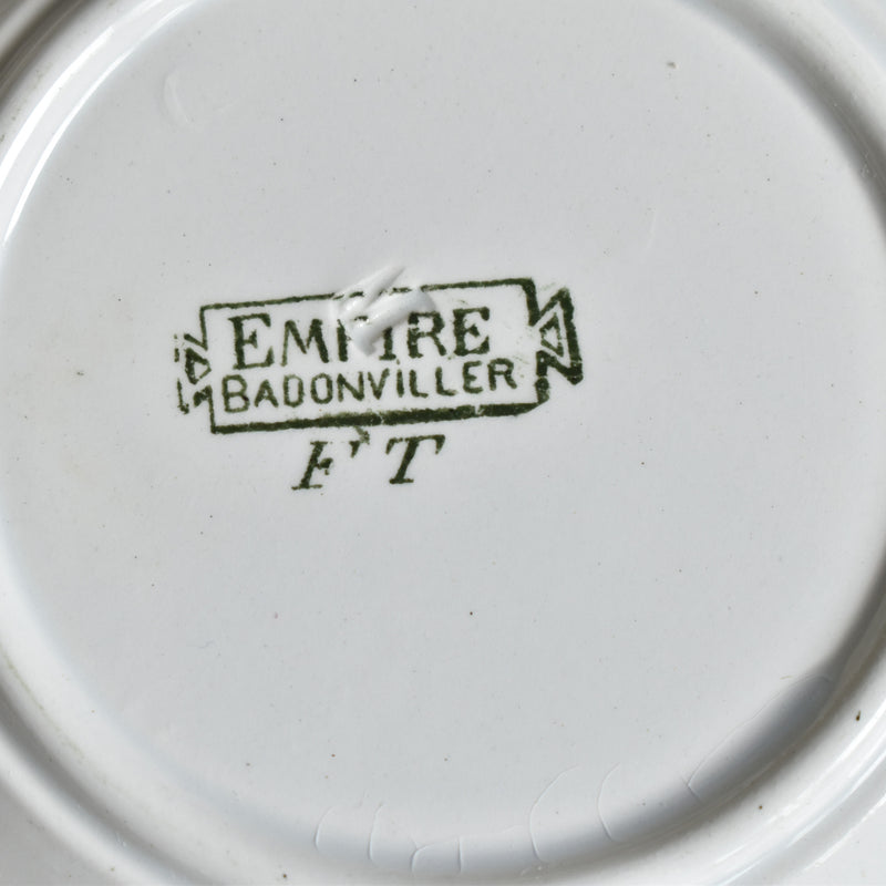 Antique Cup & Saucer Badonviller Empire E