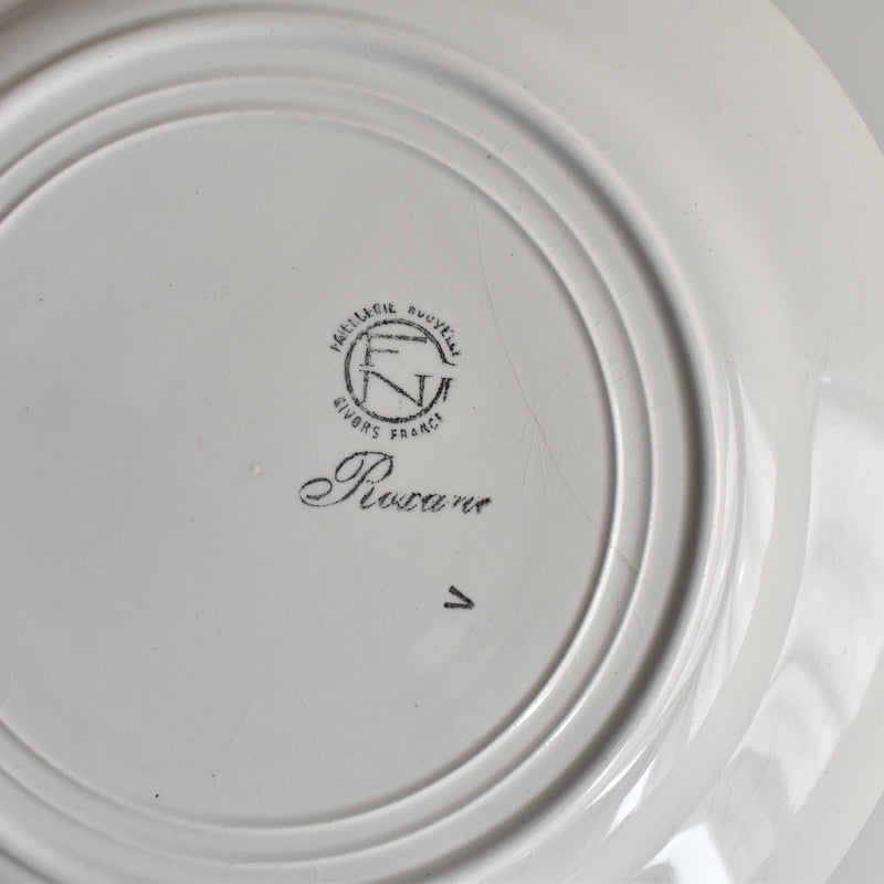 Vintage Plate Gien Roxane F
