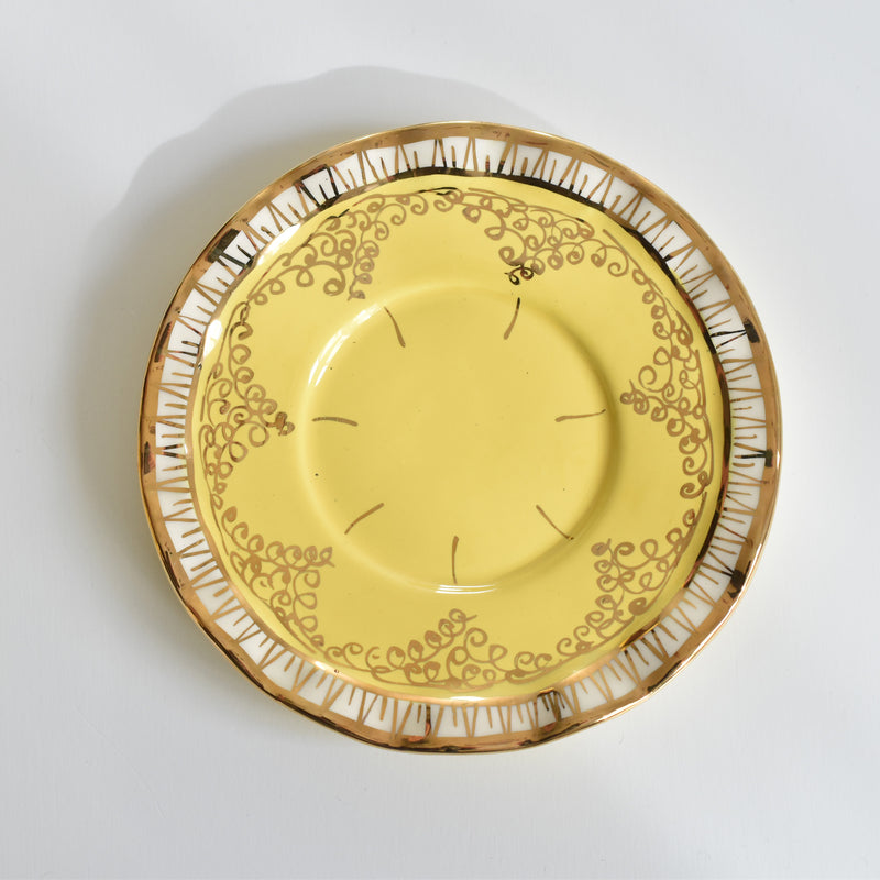 ア.ドラサンヴァル A.Dressinval コーヒーカップ＆ソーサー Yellow A