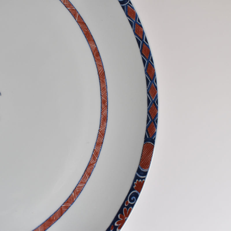 Vintage large plate Raynaud Limoges Jumièges