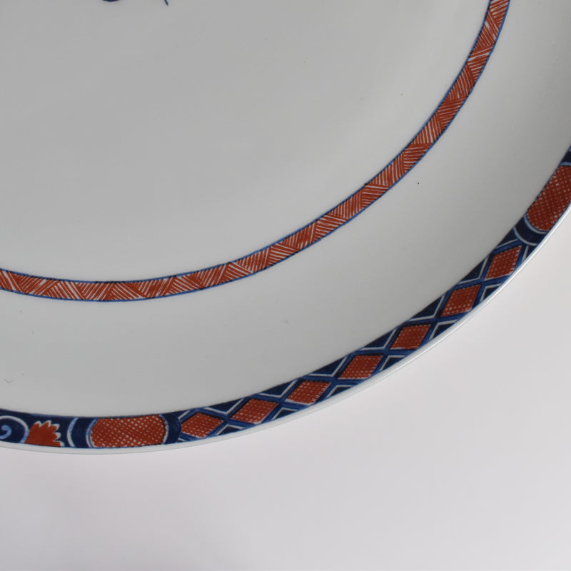 Vintage large plate Raynaud Limoges Jumièges